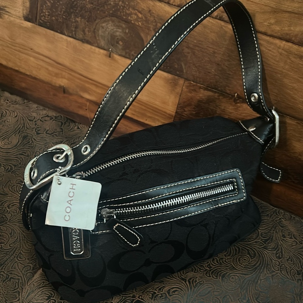 Coach bag signature small satchel